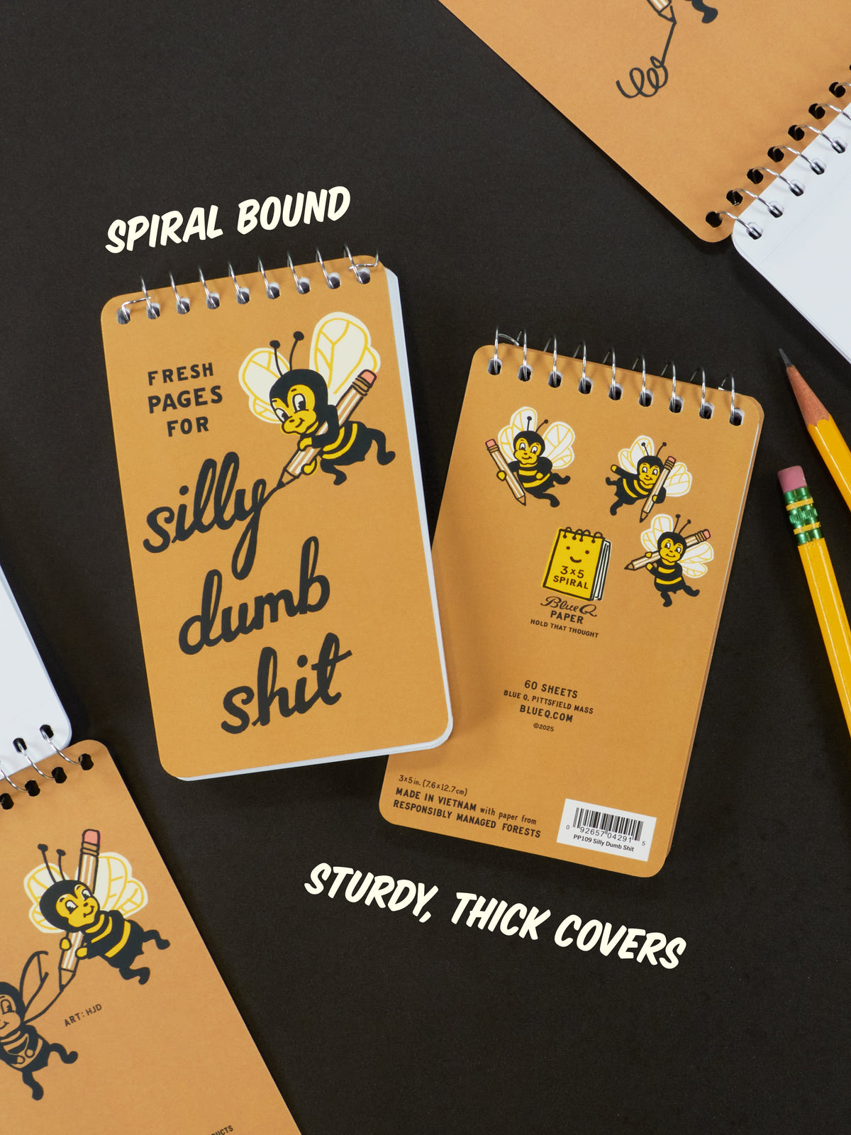 Silly Dumb Shit 3x5 Spiral Notebook by Blue Q – image 4