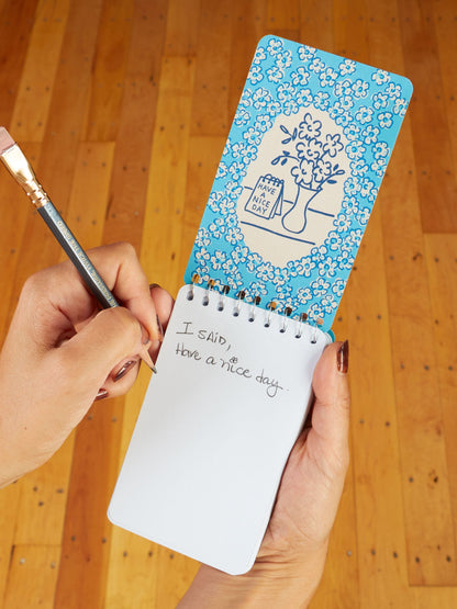 PP110 Angry Woman Essays 3x5 Spiral Notebook