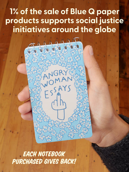 Angry Woman Essays 3x5 Spiral Notebook by Blue Q – image 8