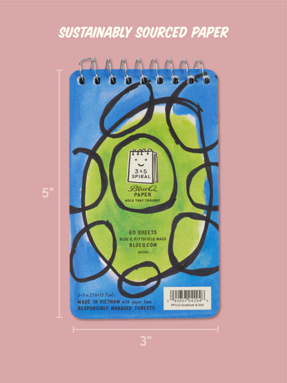 Gratitude & Shit. Plus A Few Things That Piss Me Off 3x5 Spiral Notebook by Blue Q – image 5