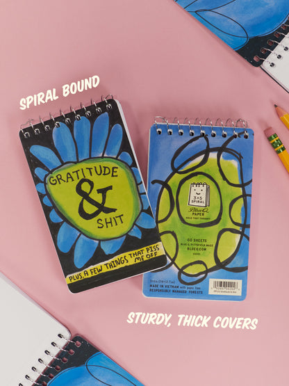 Gratitude & Shit. Plus A Few Things That Piss Me Off 3x5 Spiral Notebook by Blue Q – image 6