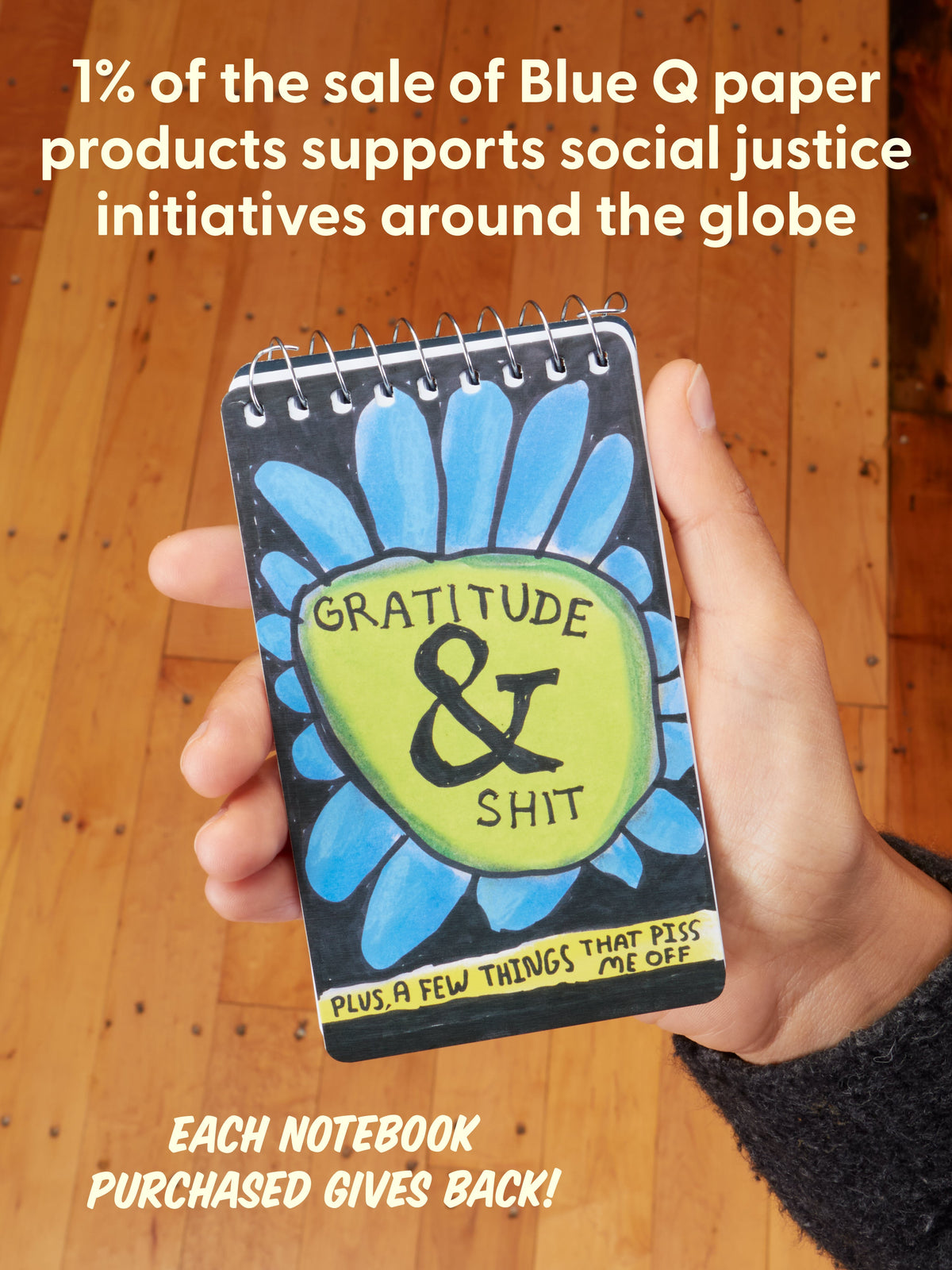 Gratitude & Shit. Plus A Few Things That Piss Me Off 3x5 Spiral Notebook by Blue Q – image 8