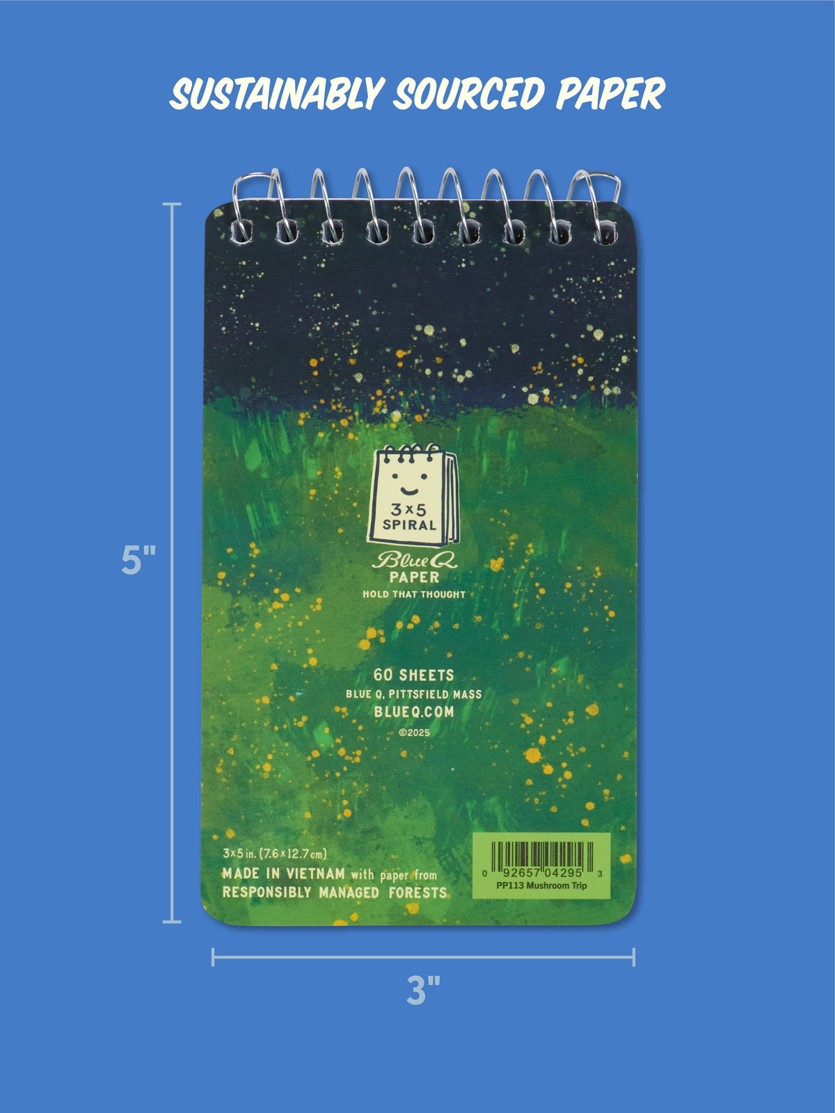 Notes From My Mushroom Trip 3x5 Spiral Notebook by Blue Q – image 4