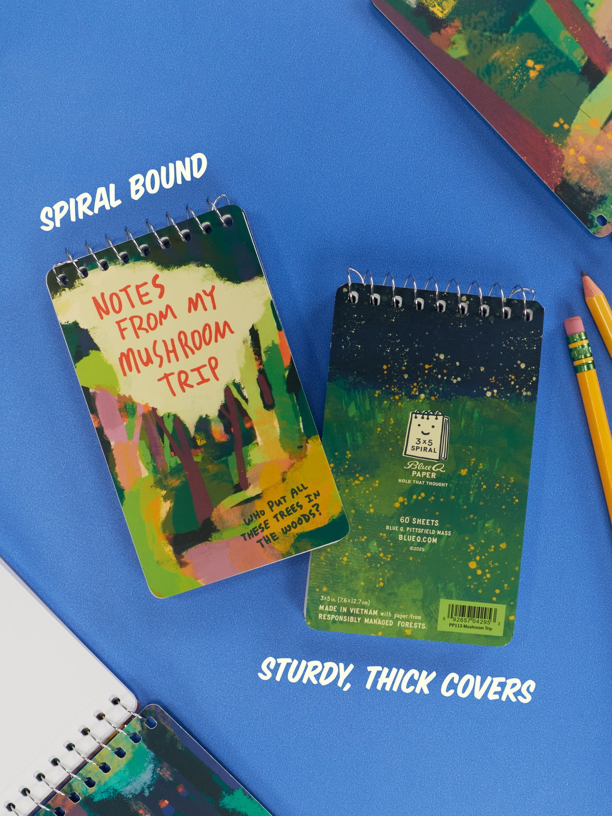 Notes From My Mushroom Trip 3x5 Spiral Notebook by Blue Q – image 5
