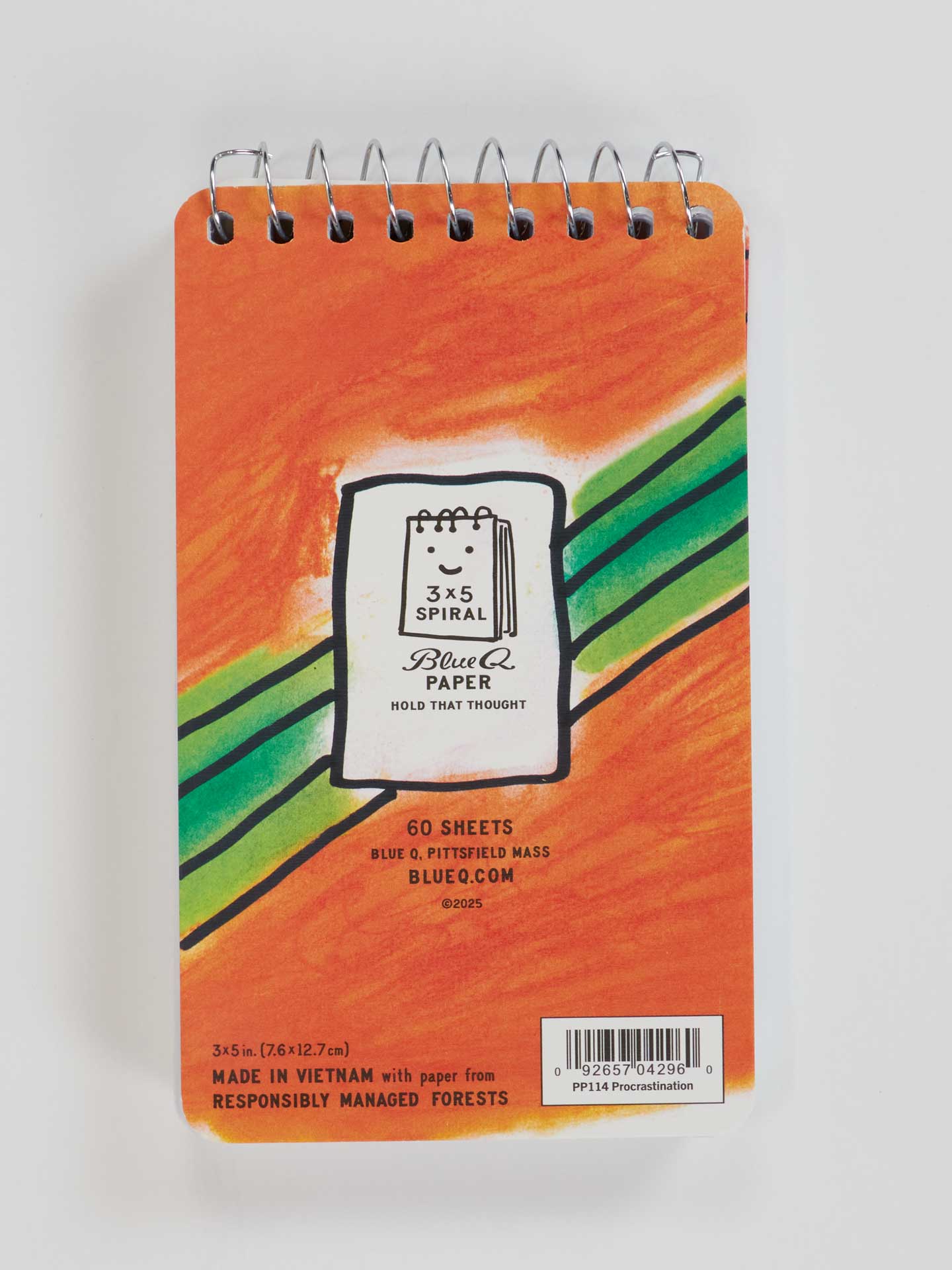PP114 The Art Of Procrastination. Have You Seen My Pencil? No, My Good Pencil 3x5 Spiral Notebook