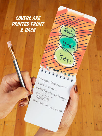 The Art Of Procrastination. Have You Seen My Pencil? No, My Good Pencil 3x5 Spiral Notebook by Blue Q – image 6