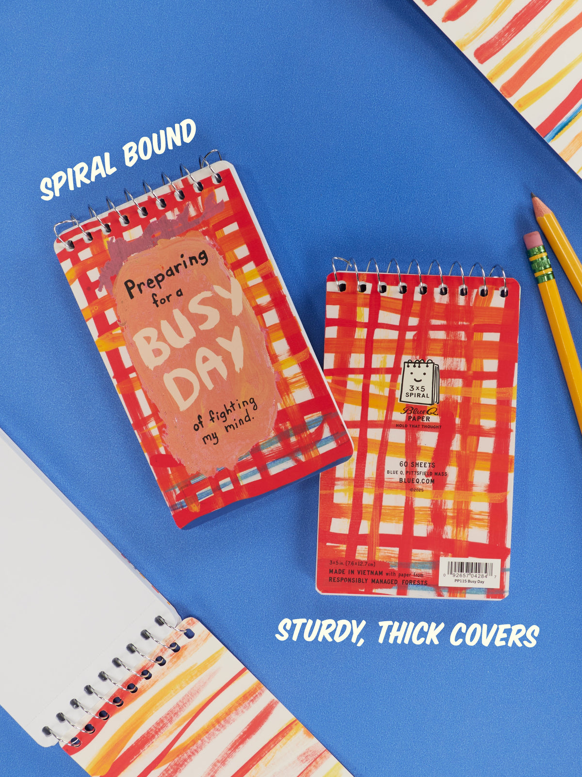 Preparing For A Busy Day Of Fighting My Mind 3x5 Spiral Notebook by Blue Q – image 5