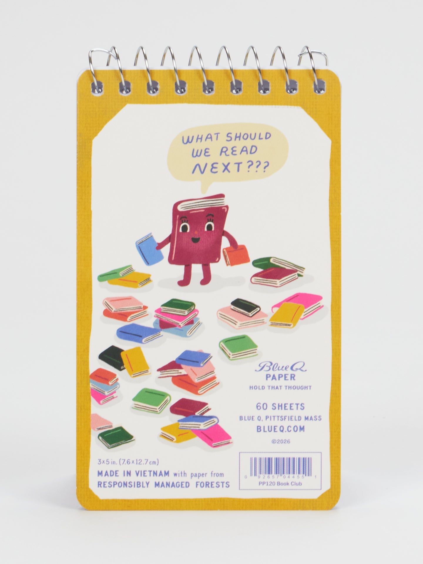 Book Club 3x5 Spiral Notebook by Blue Q – image 2