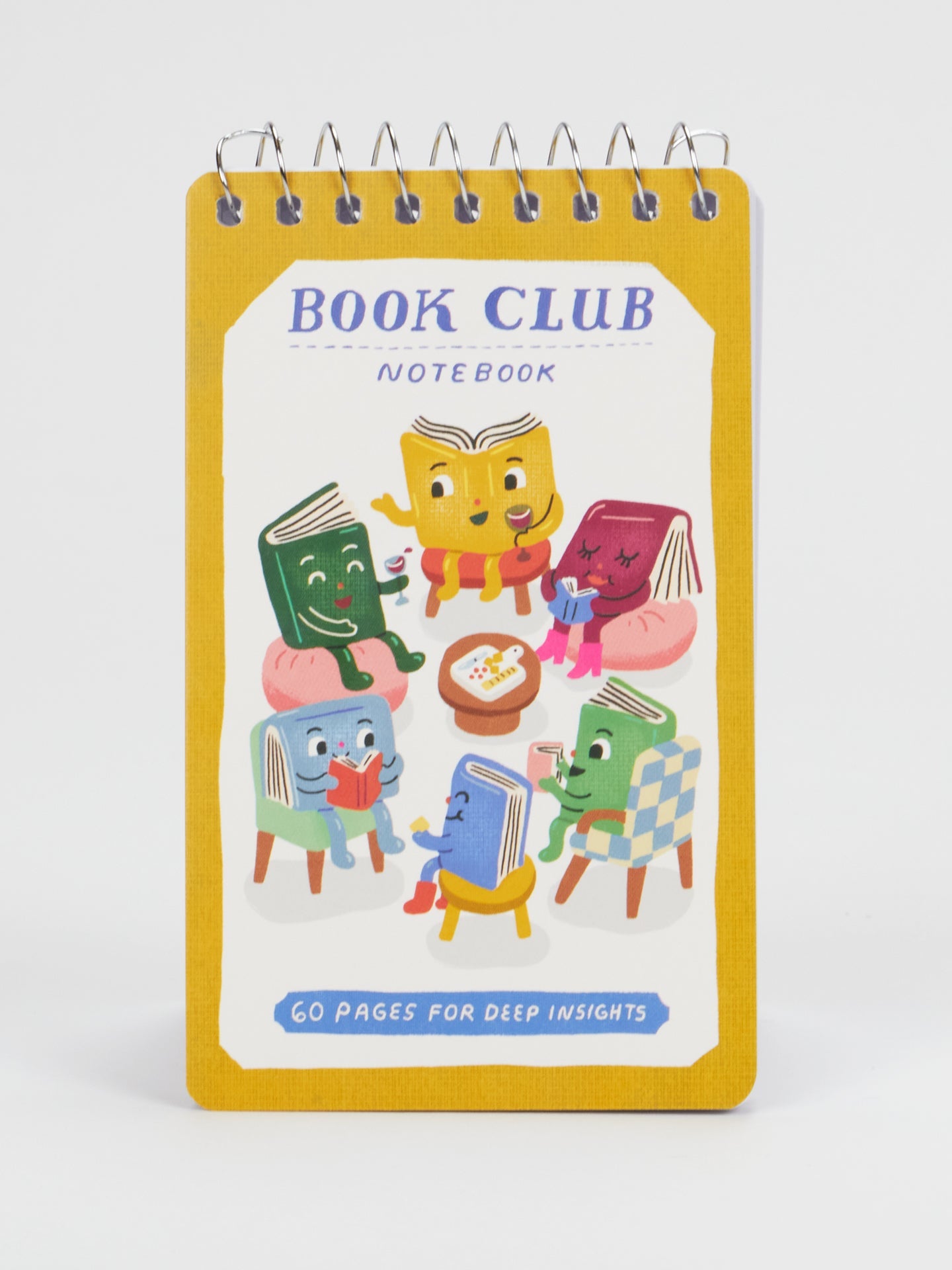 Book Club 3x5 Spiral Notebook by Blue Q