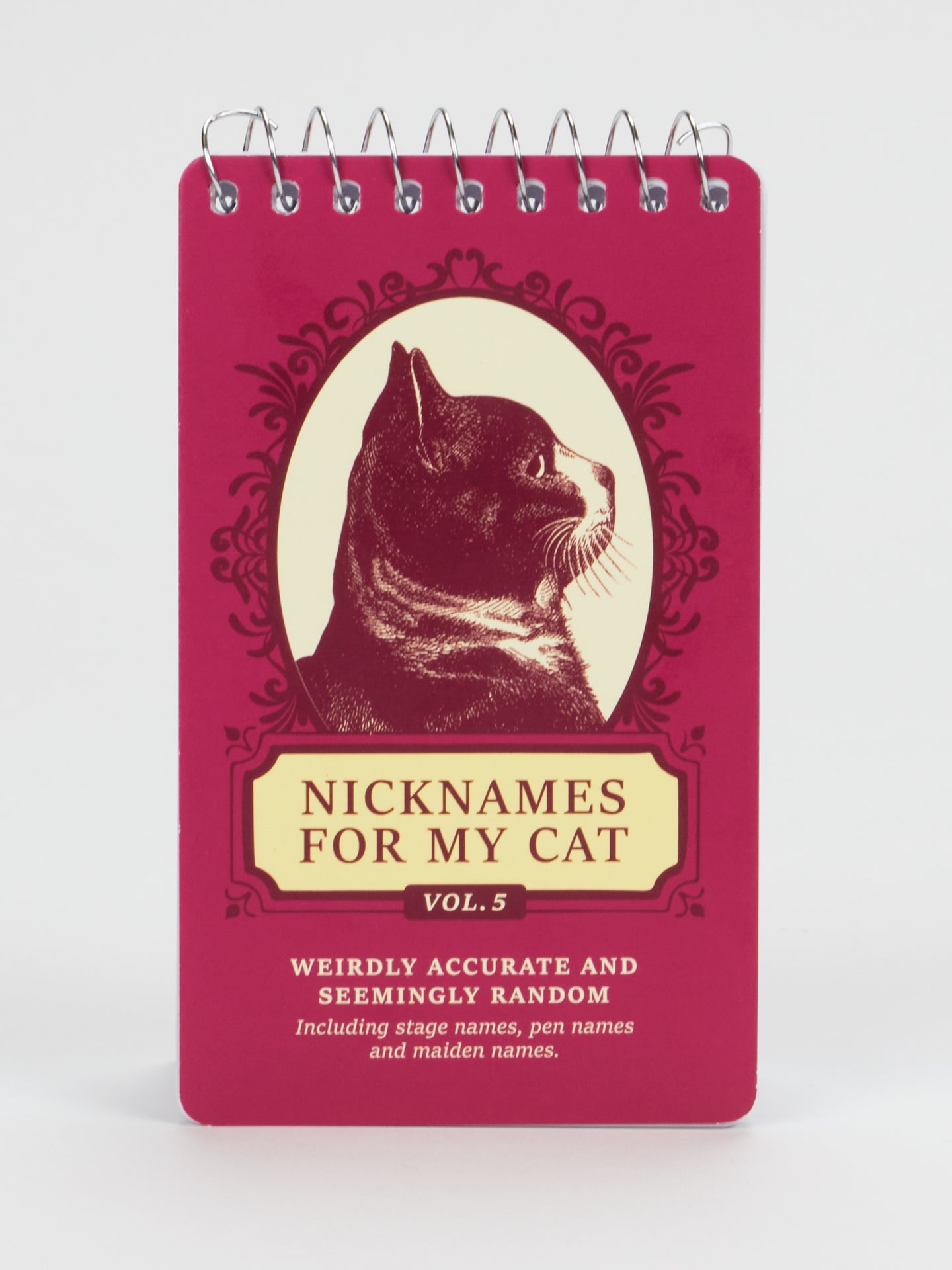 Nicknames For My Cat Vol. 5 3x5 Spiral Notebook by Blue Q