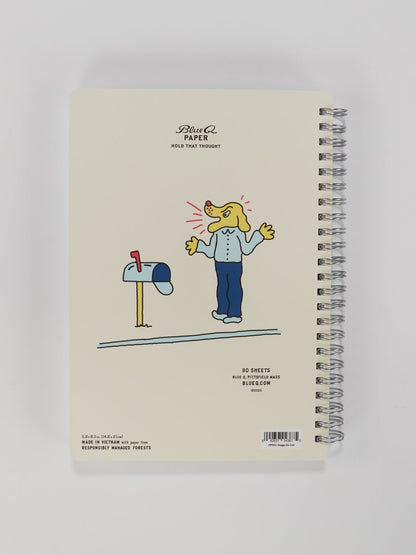 Doggy Do List 6x8 Spiral Notebook - Back