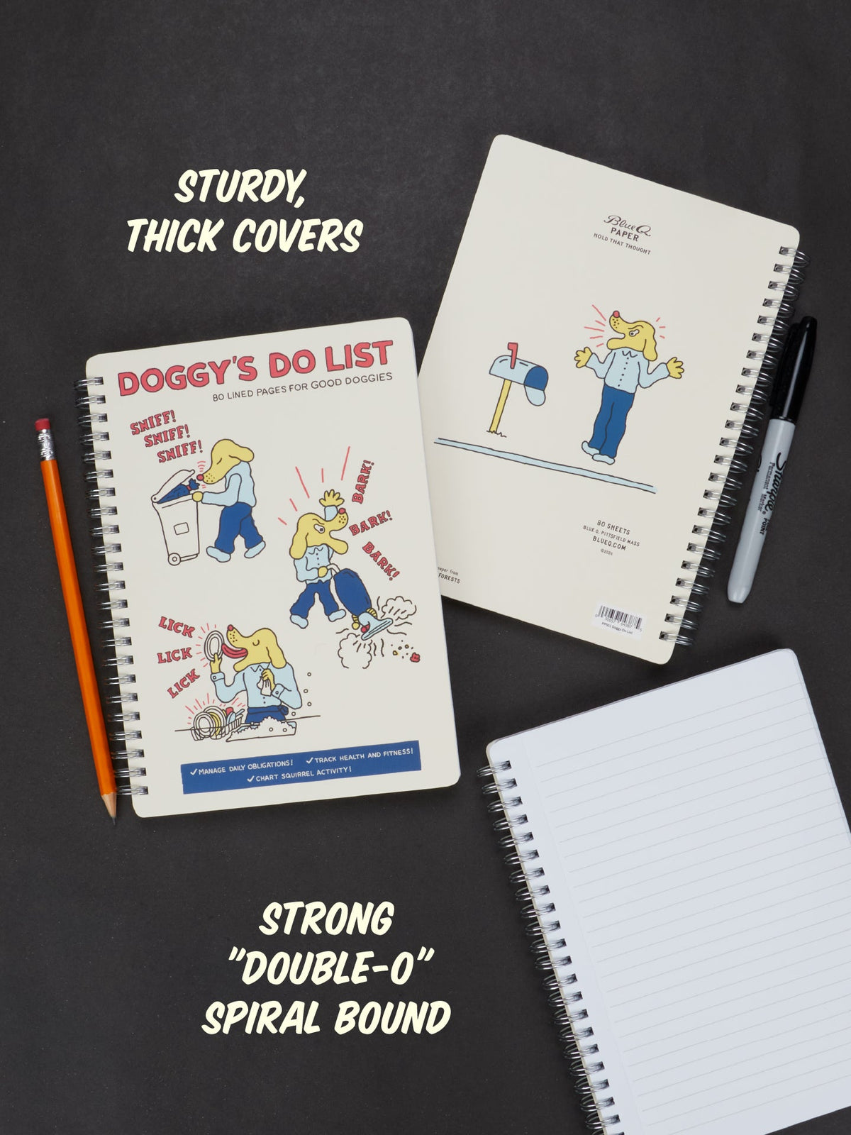 Doggy Do List 6x8 Spiral Notebook by Blue Q – image 4