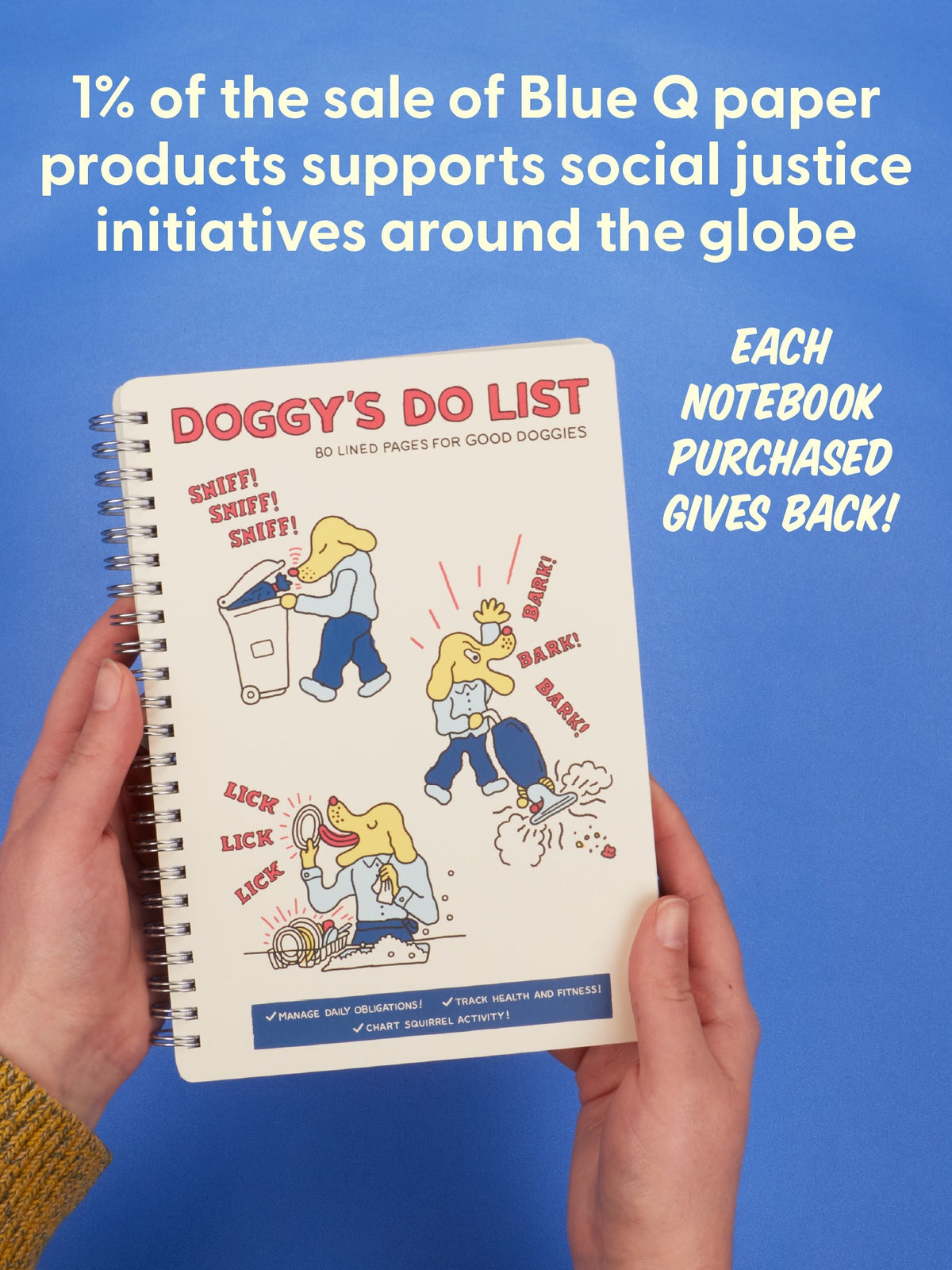 Doggy Do List 6x8 Spiral Notebook by Blue Q – image 7