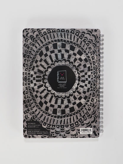 This Meeting Is Bullshit 6x8 Spiral Notebook - Back