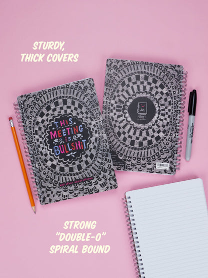 This Meeting Is Bullshit 6x8 Spiral Notebook by Blue Q – image 4