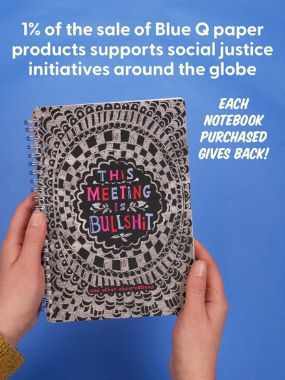 This Meeting Is Bullshit 6x8 Spiral Notebook by Blue Q – image 7