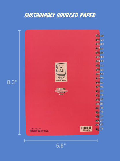 I Was Put On This Earth To Twirl My Hair And Disagree 6x8 Spiral Notebook by Blue Q – image 3