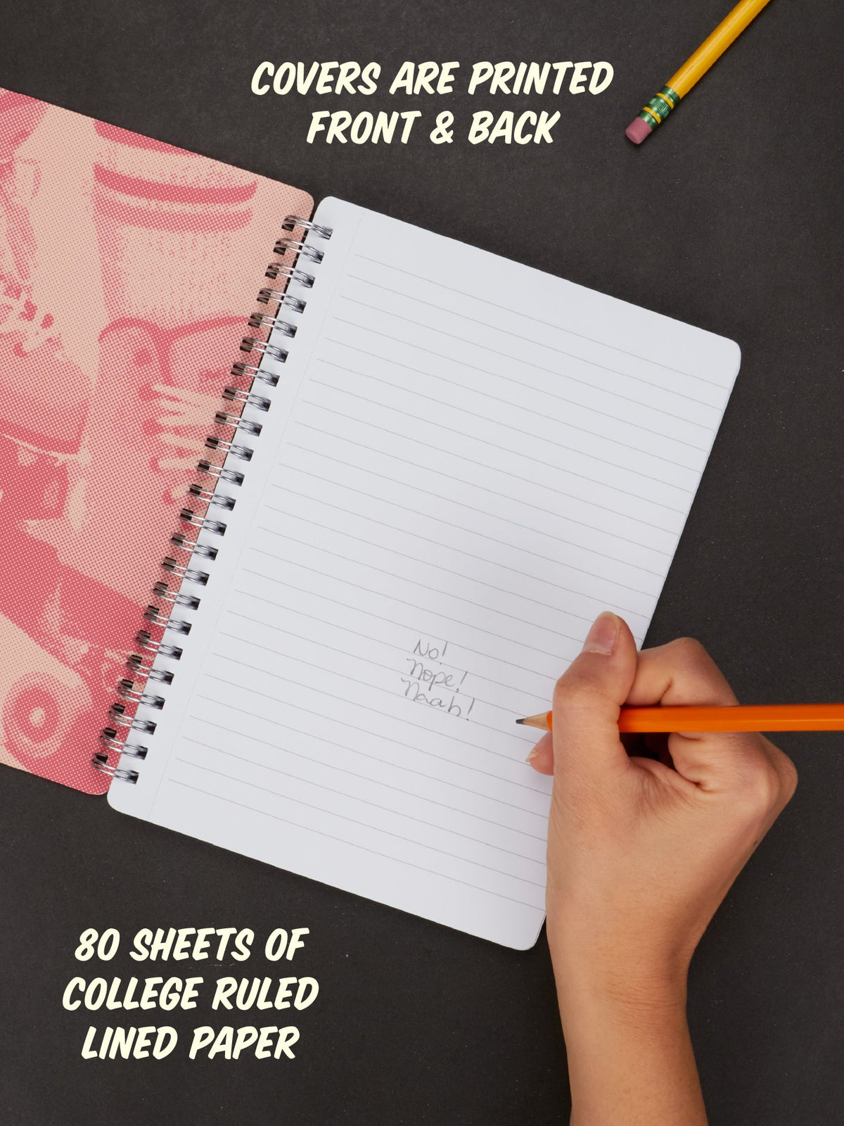I Was Put On This Earth To Twirl My Hair And Disagree 6x8 Spiral Notebook by Blue Q – image 5