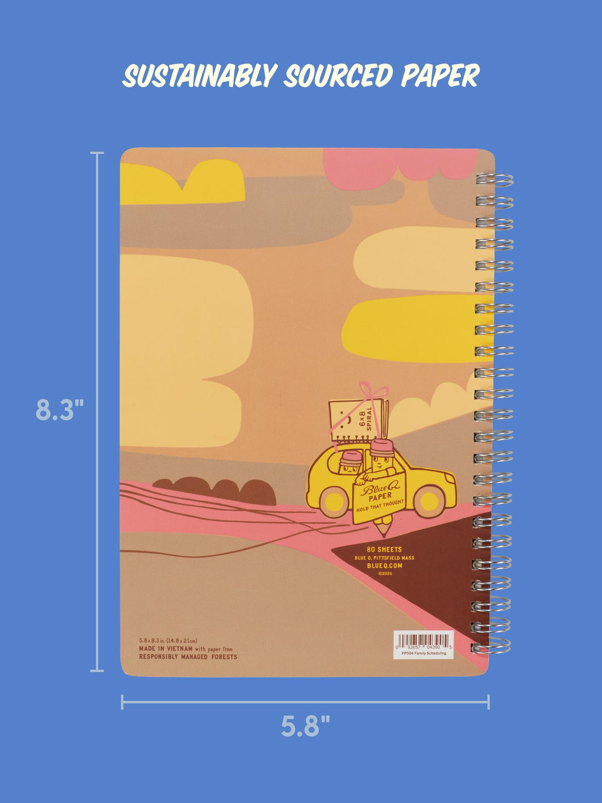 Adventures In Family Scheduling & Logistics 6x8 Spiral Notebook by Blue Q – image 3