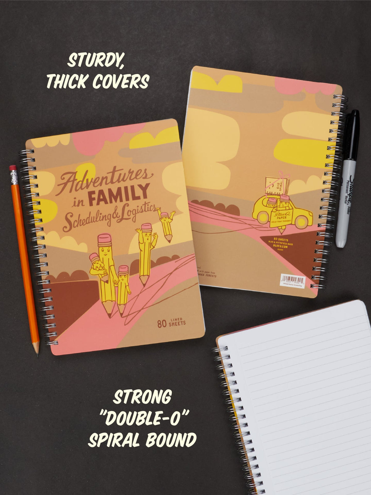 Adventures In Family Scheduling & Logistics 6x8 Spiral Notebook by Blue Q – image 4