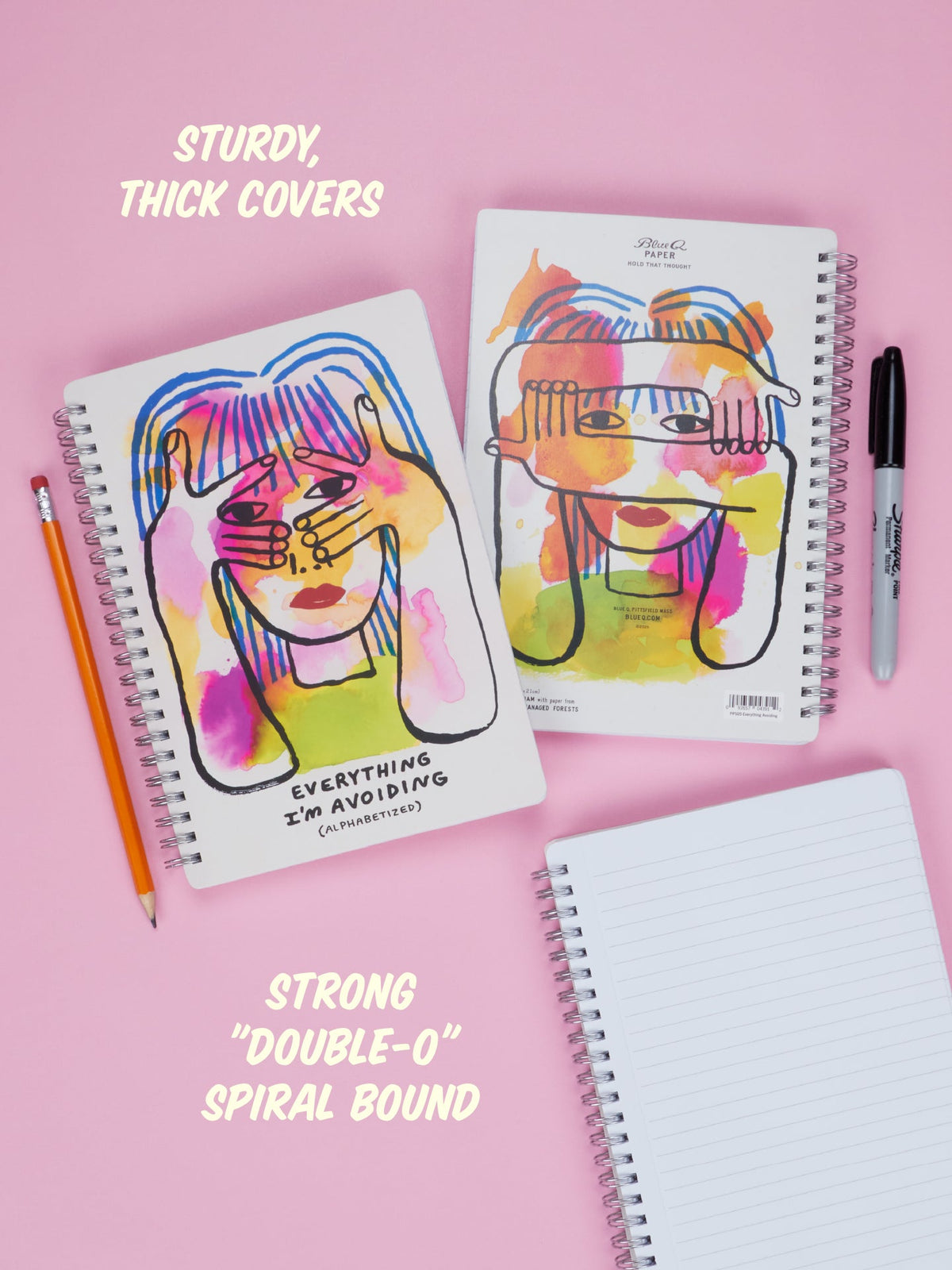 Everything I'm Avoiding 6x8 Spiral Notebook by Blue Q – image 5