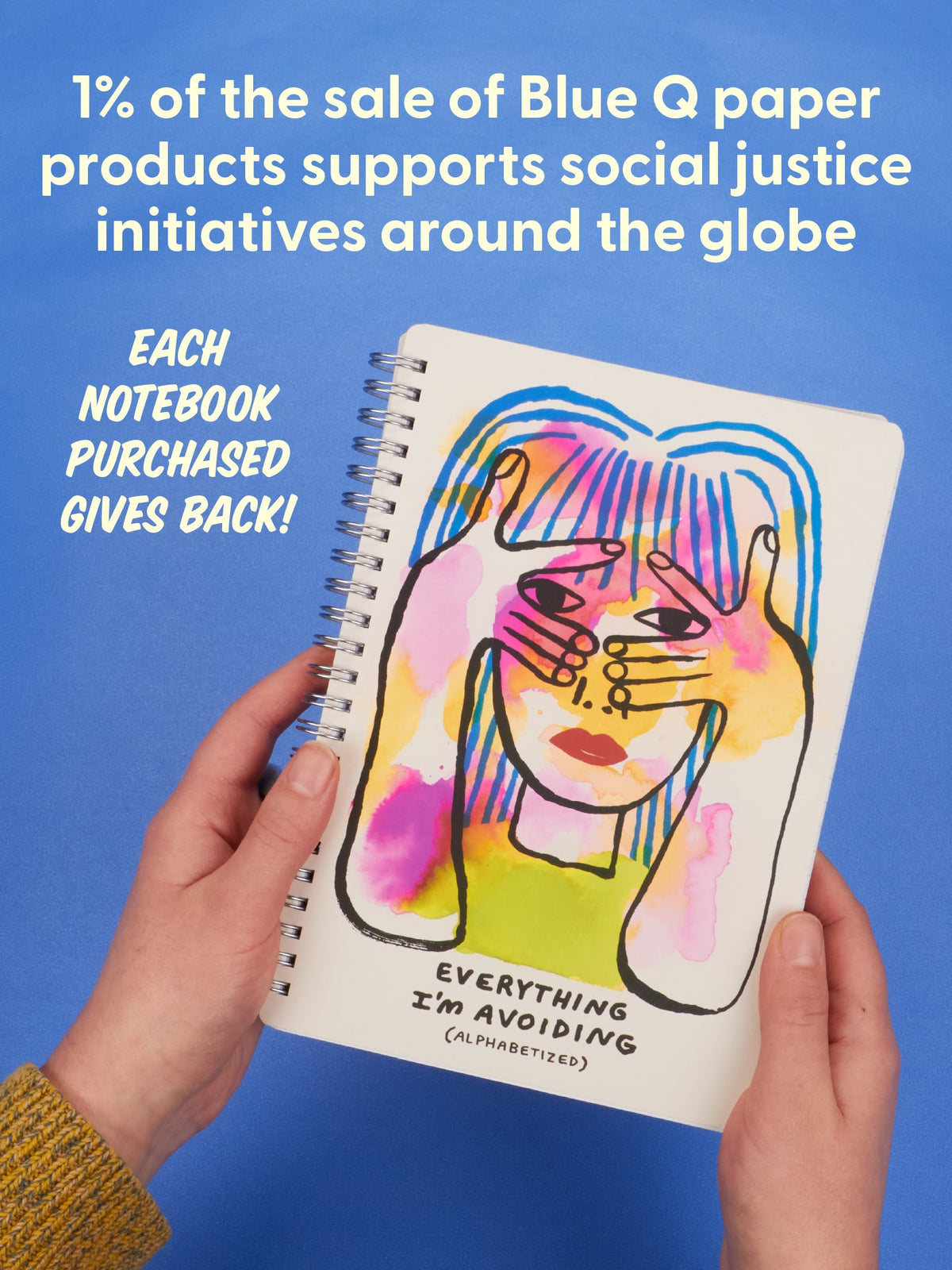 Everything I'm Avoiding 6x8 Spiral Notebook by Blue Q – image 3