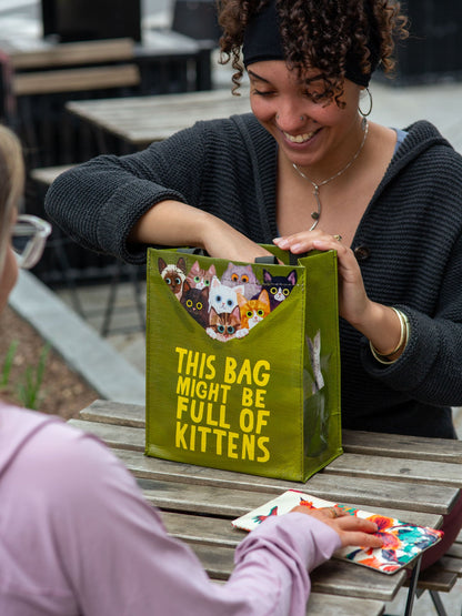 Bag Full Of Kittens Handy Tote by Blue Q – image 2