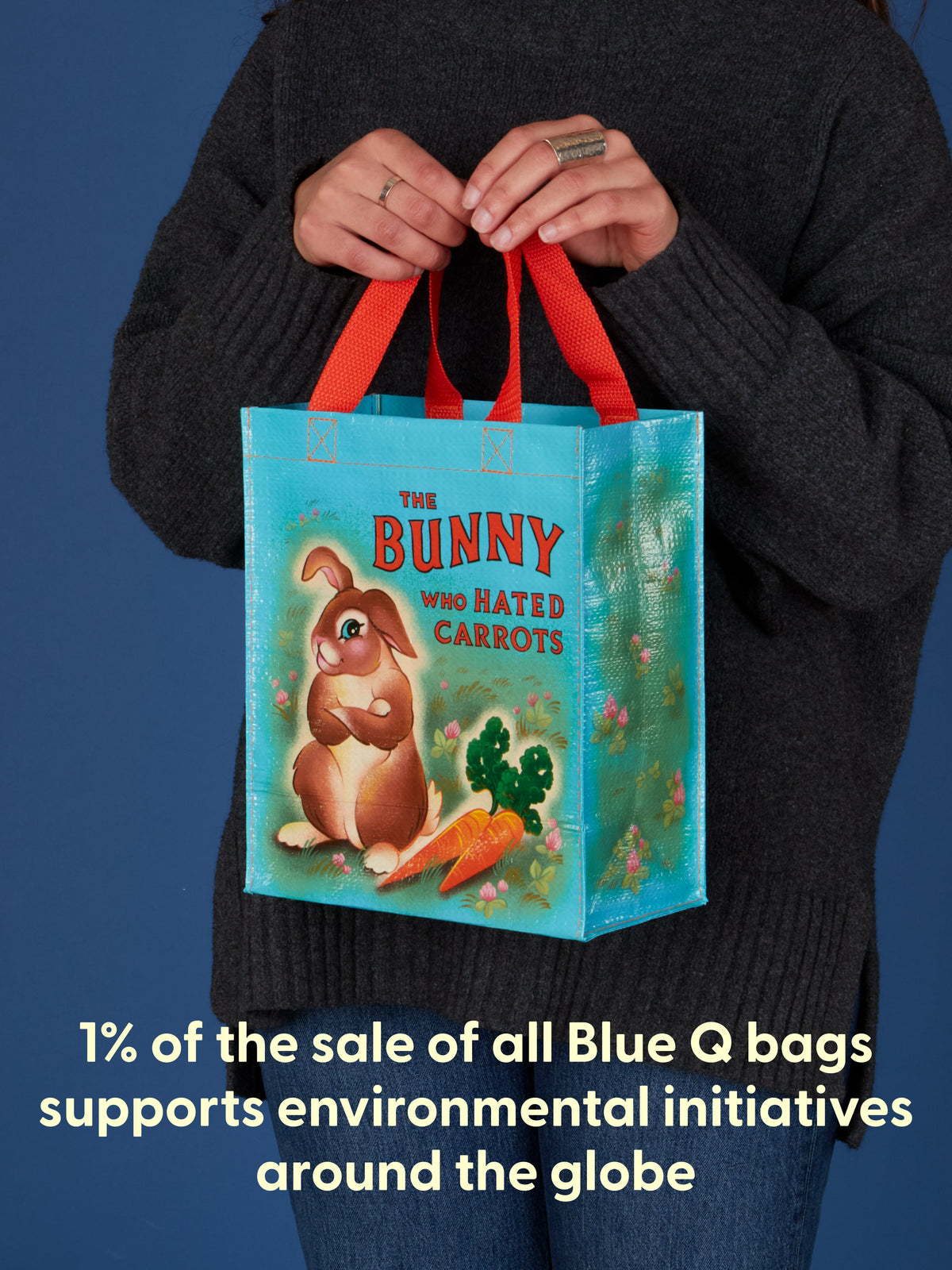 The Bunny Who Hated Carrots Handy Tote by Blue Q – image 8
