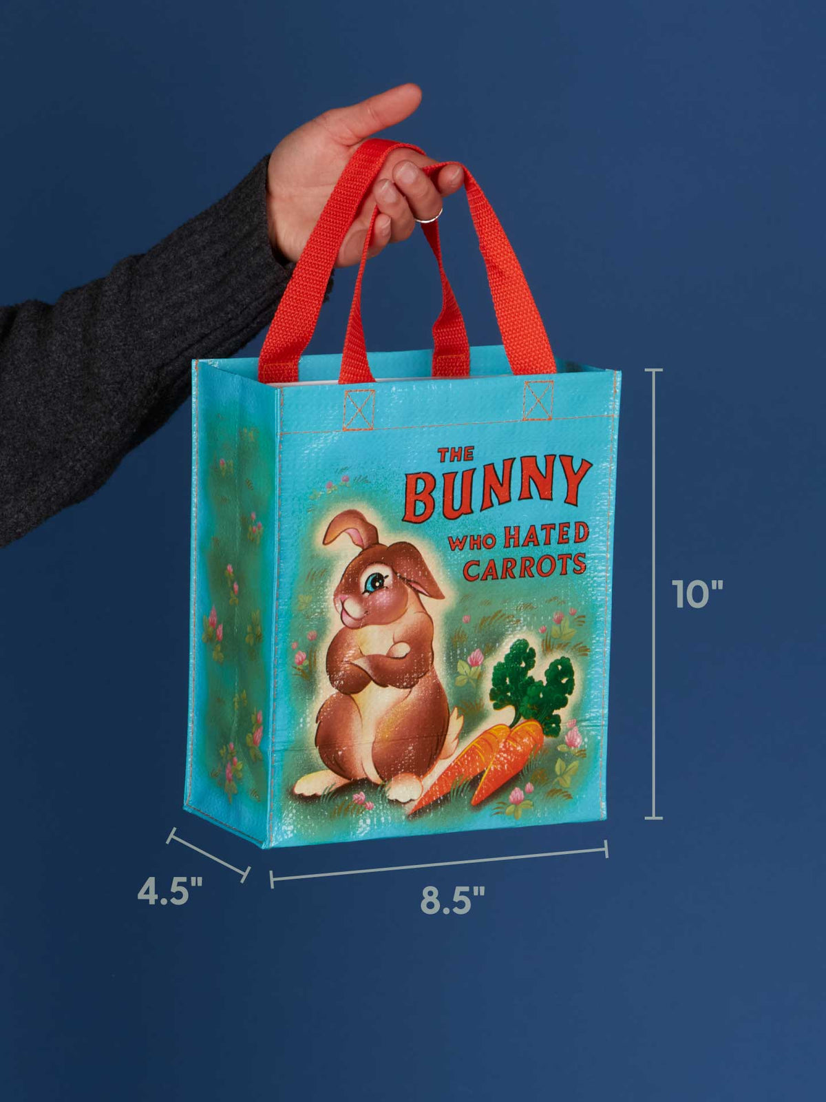 The Bunny Who Hated Carrots Handy Tote by Blue Q – image 4