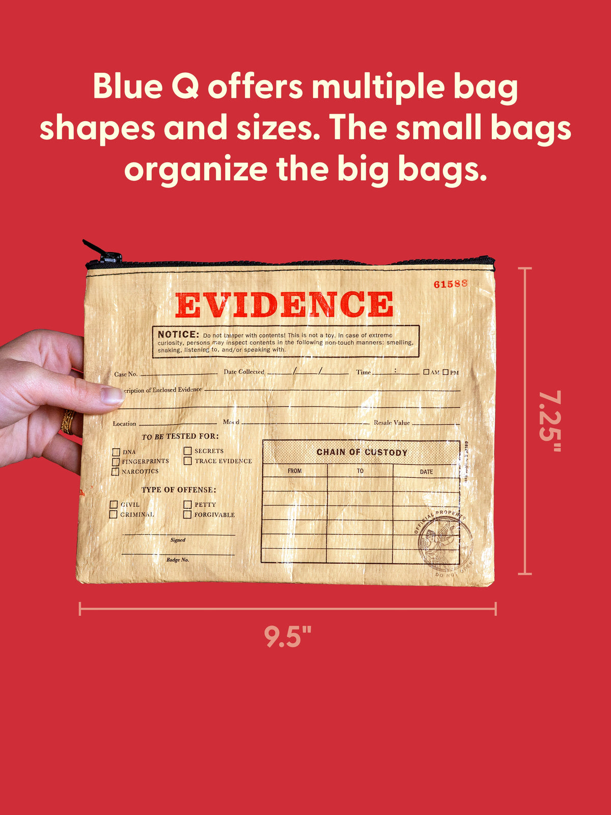 Evidence Zipper Pouch by Blue Q – image 6