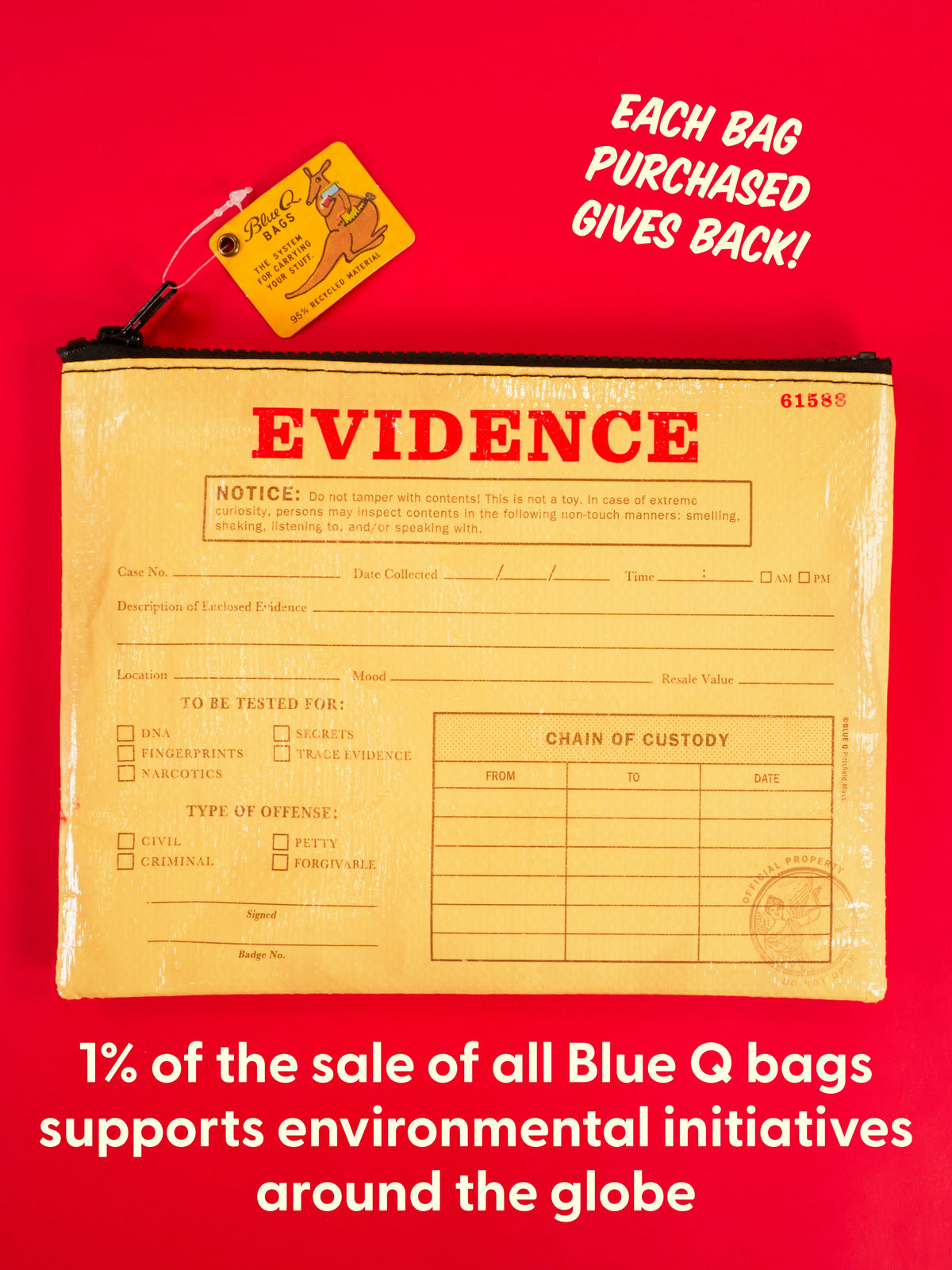 Evidence Zipper Pouch by Blue Q – image 10