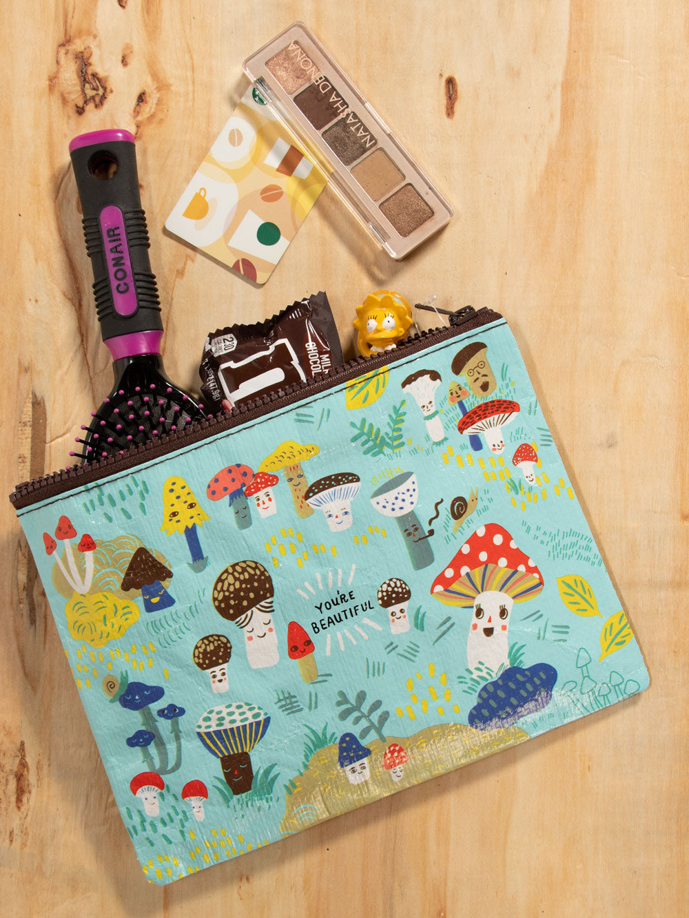 QA280 Cute Lil Mushrooms Zipper Pouch