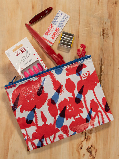 QA286 Flower Shower Zipper Pouch
