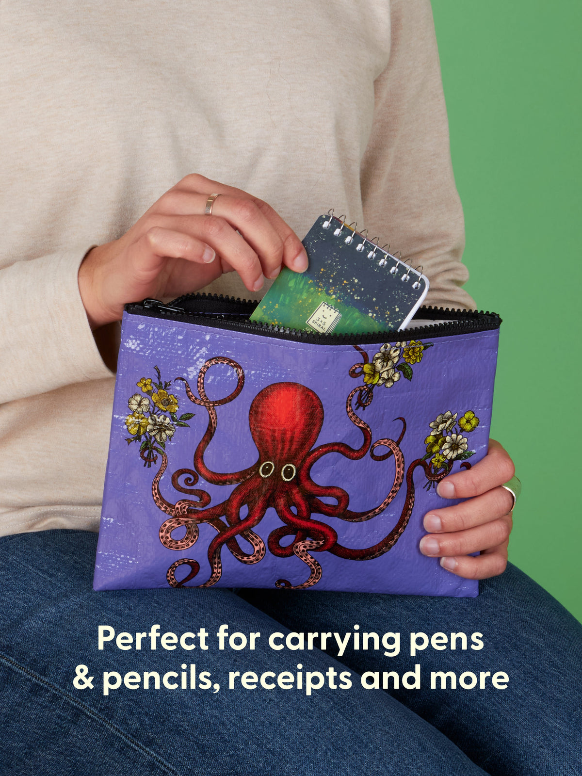 Octopus Zipper Pouch by Blue Q – image 4