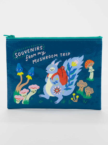 QA3008 Souvenirs From My Mushroom Trip Zipper Pouch