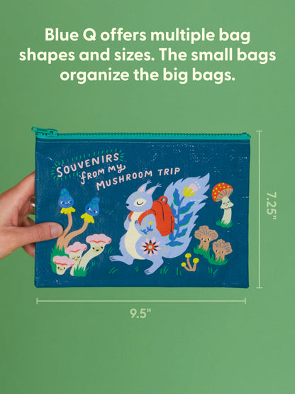 Souvenirs From My Mushroom Trip Zipper Pouch by Blue Q – image 2