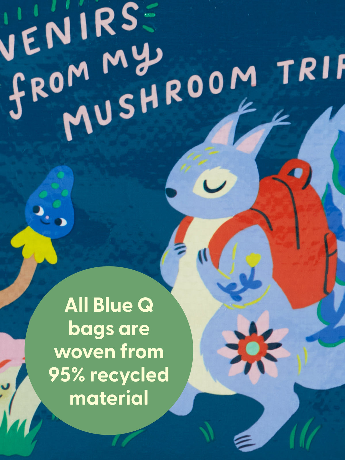 Souvenirs From My Mushroom Trip Zipper Pouch by Blue Q – image 3