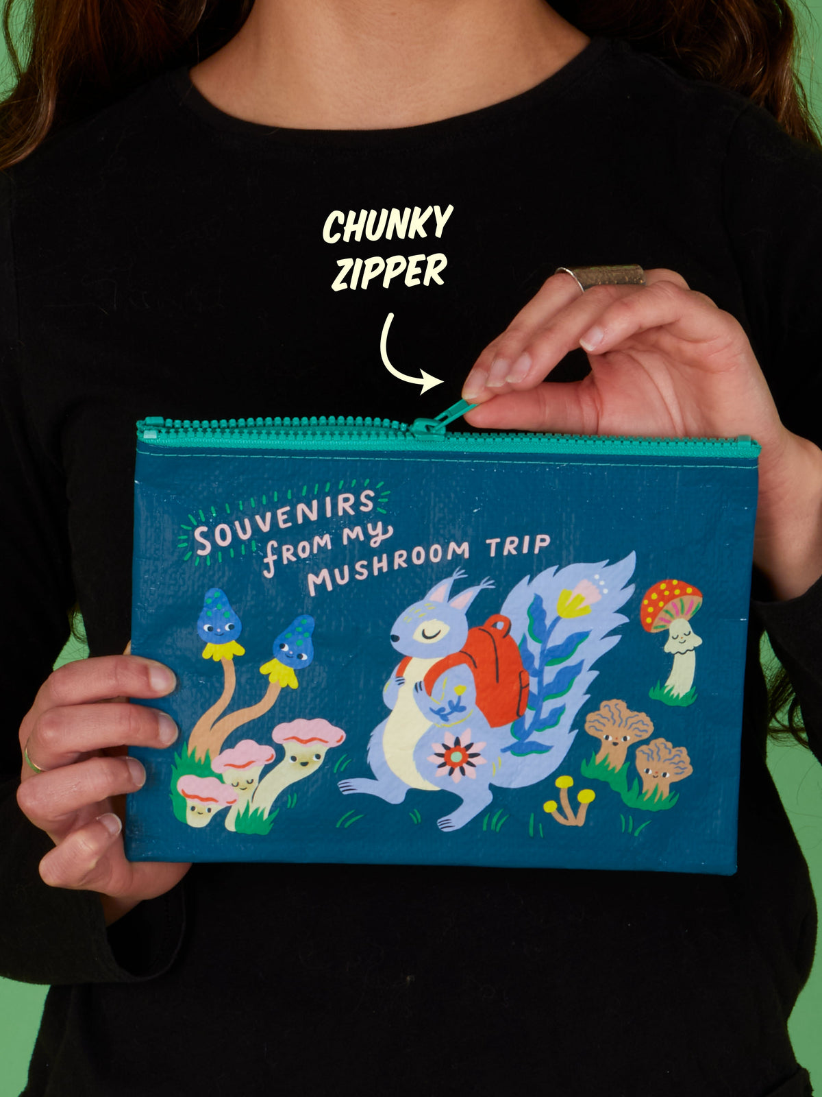 Souvenirs From My Mushroom Trip Zipper Pouch by Blue Q – image 5