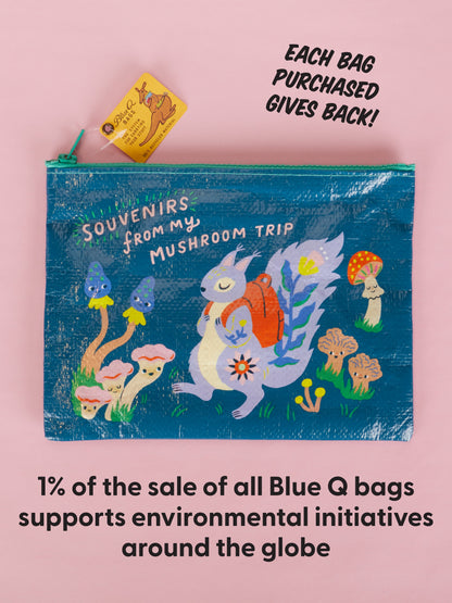Souvenirs From My Mushroom Trip Zipper Pouch by Blue Q – image 6