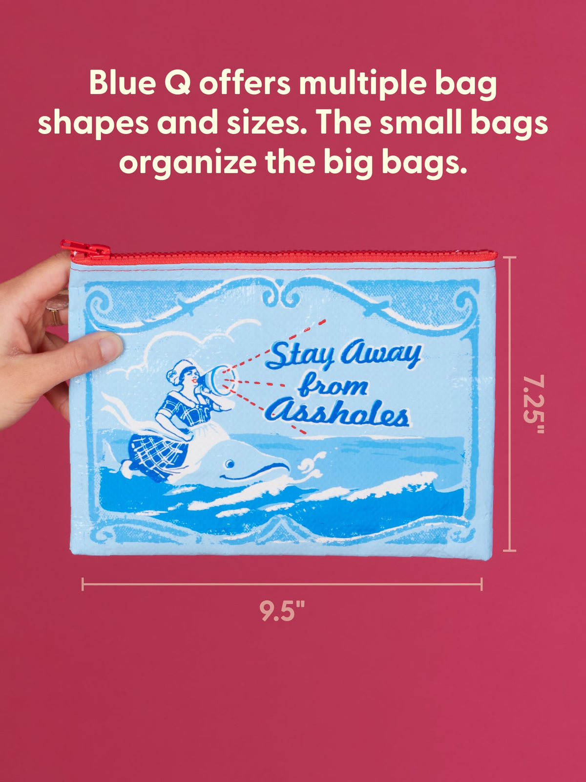 Stay Away From Assholes Zipper Pouch by Blue Q – image 2