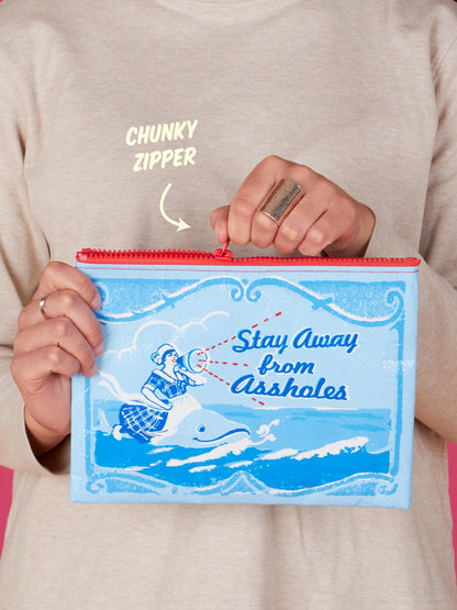 Stay Away From Assholes Zipper Pouch by Blue Q – image 5