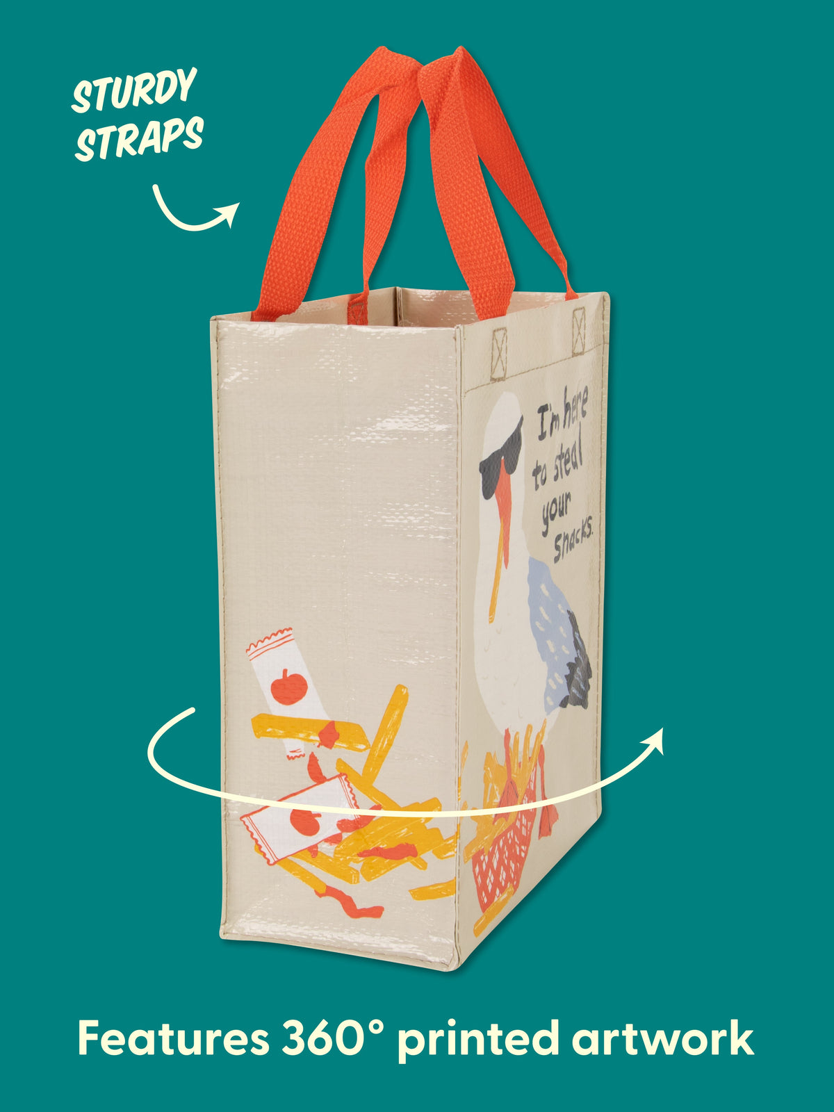 Steal Your Snacks Handy Tote by Blue Q – image 8