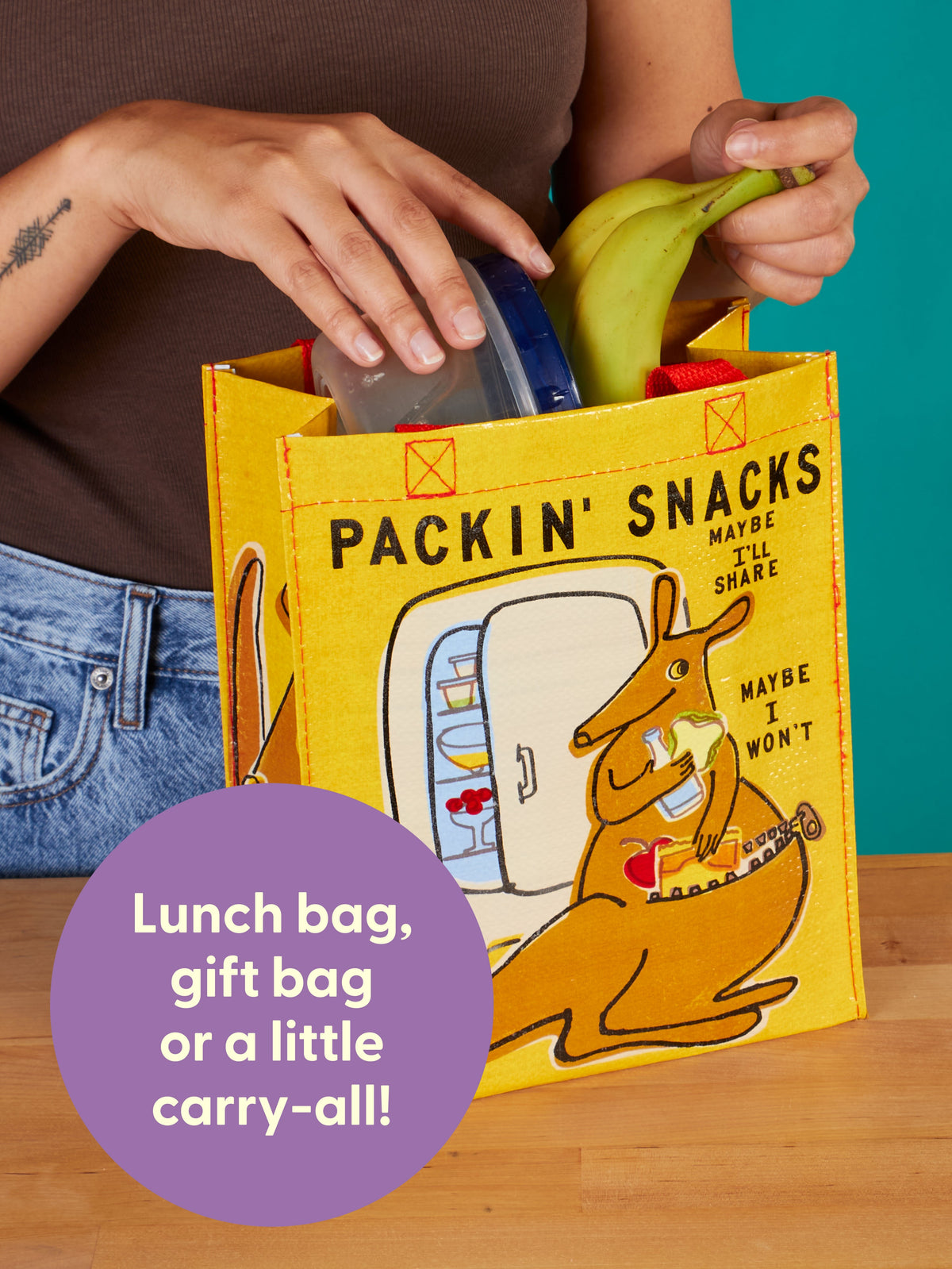 Packin' Snacks Handy Tote by Blue Q – image 5