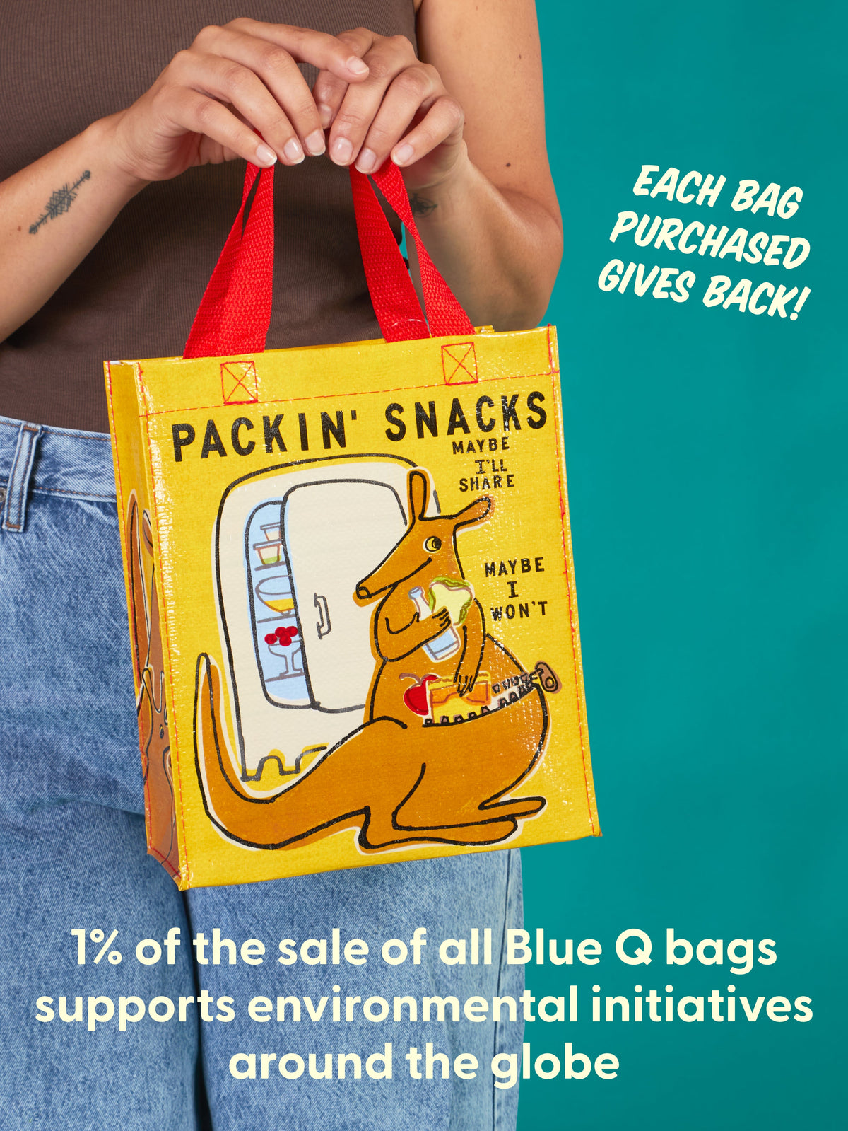Packin' Snacks Handy Tote by Blue Q – image 6