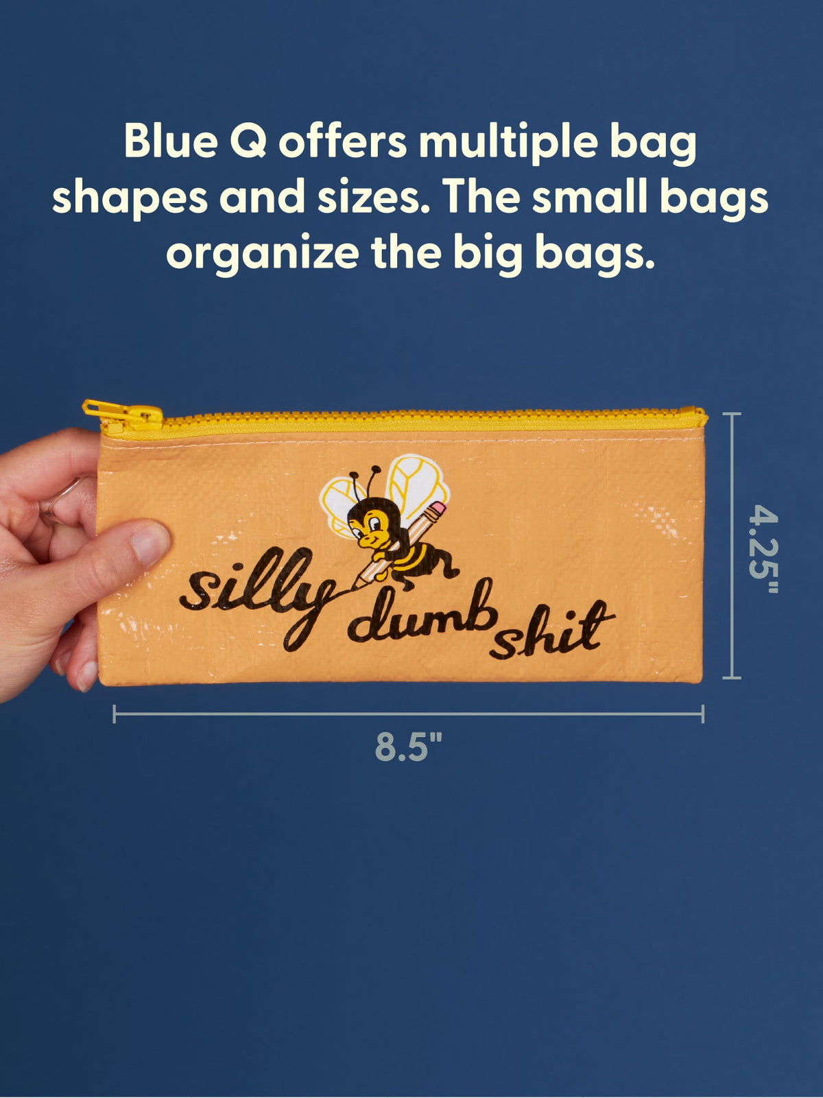 Silly Dumb Shit Pencil Case by Blue Q – image 2