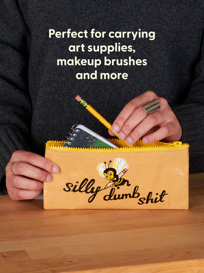 Silly Dumb Shit Pencil Case by Blue Q – image 4