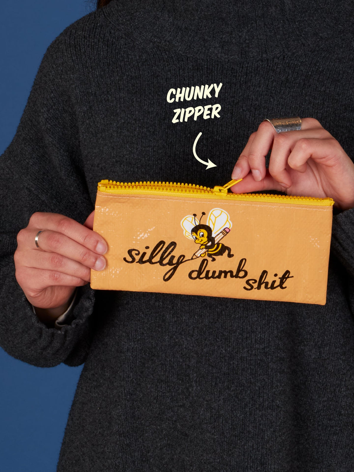 Silly Dumb Shit Pencil Case by Blue Q – image 5