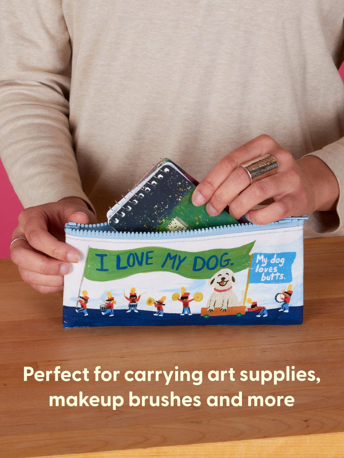 I Love My Dog. My Dog Loves Butts. Pencil Case by Blue Q – image 4