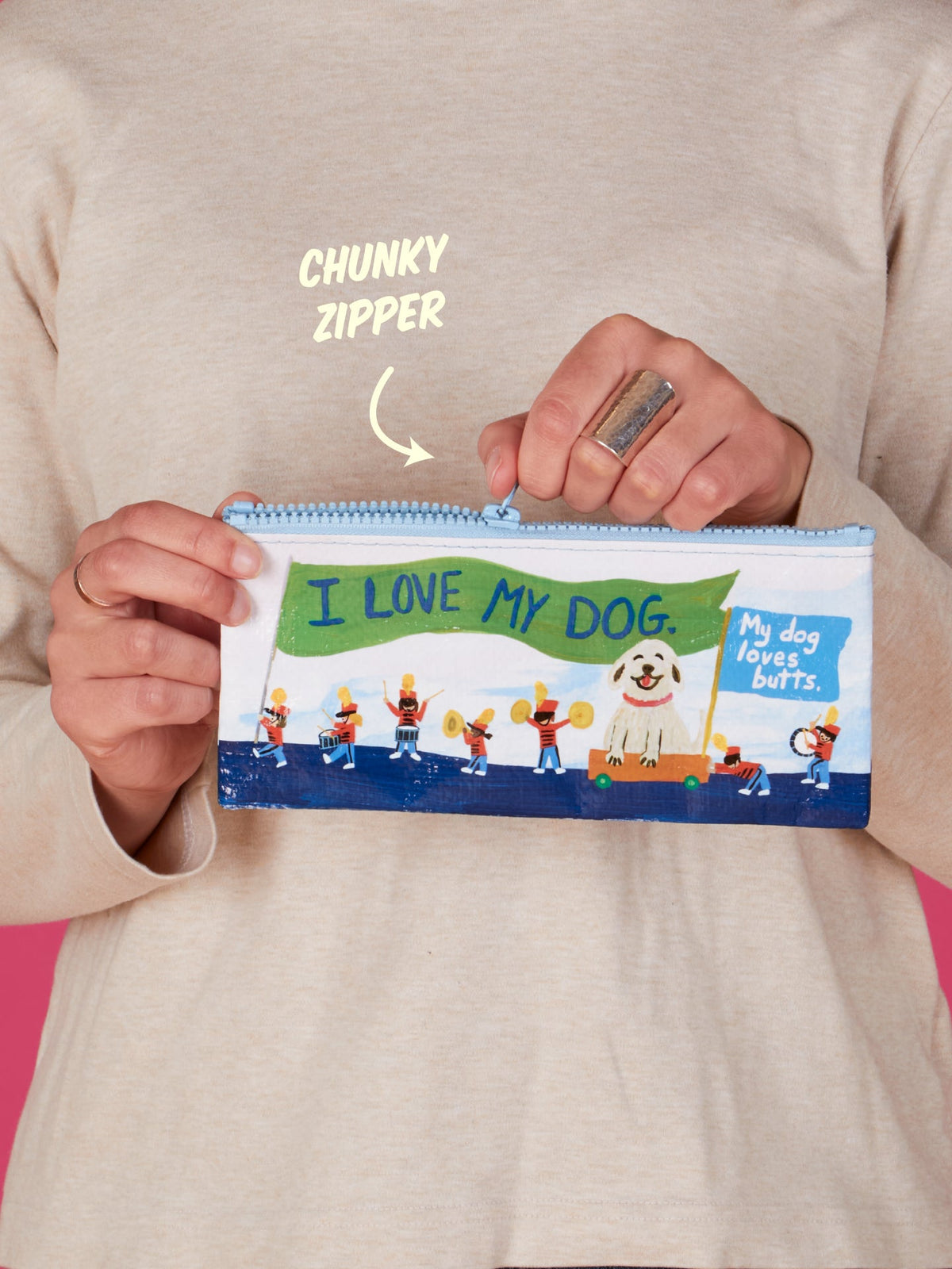 I Love My Dog. My Dog Loves Butts. Pencil Case by Blue Q – image 5