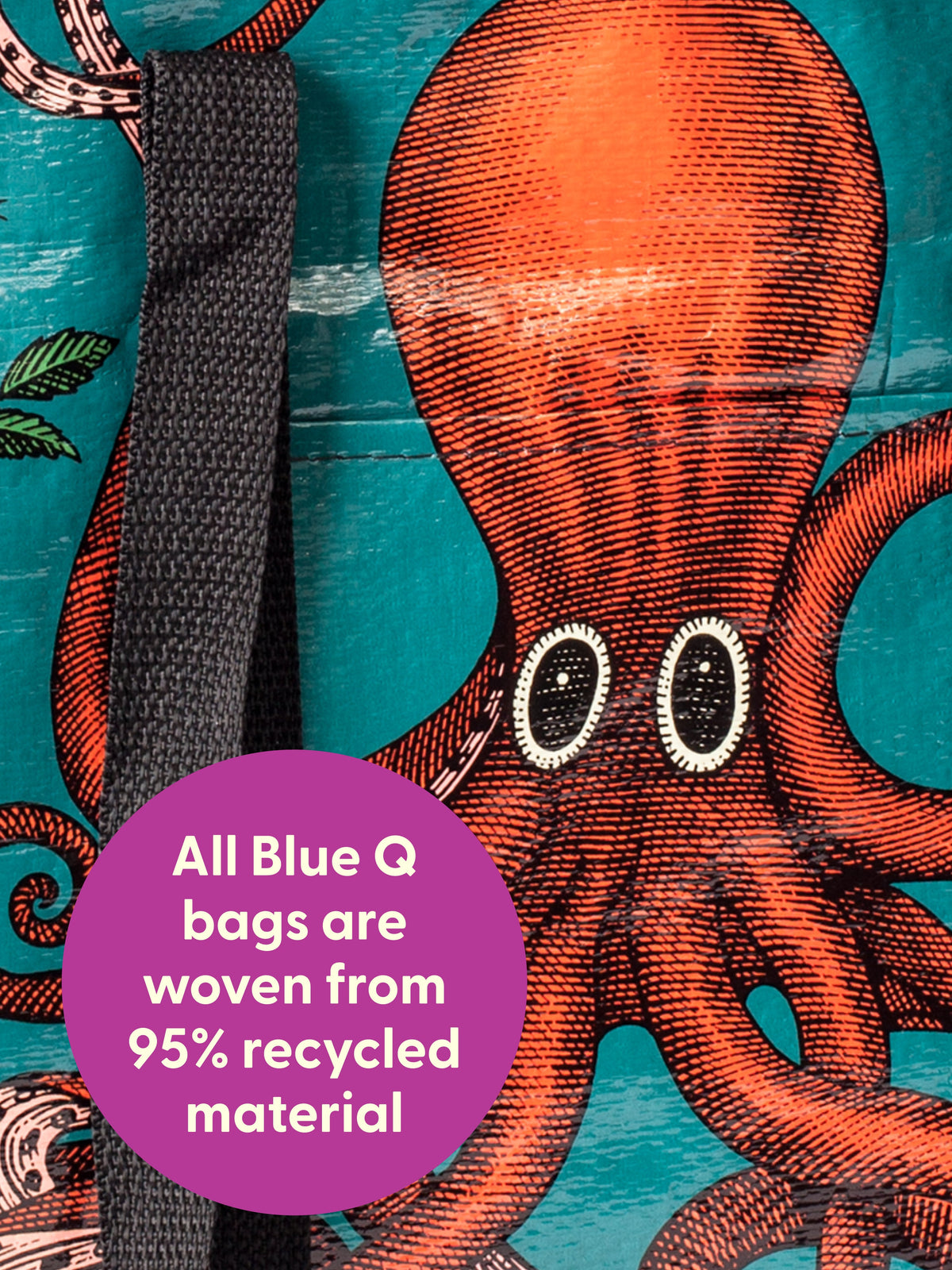 Octopus Shoulder Tote by Blue Q – image 8